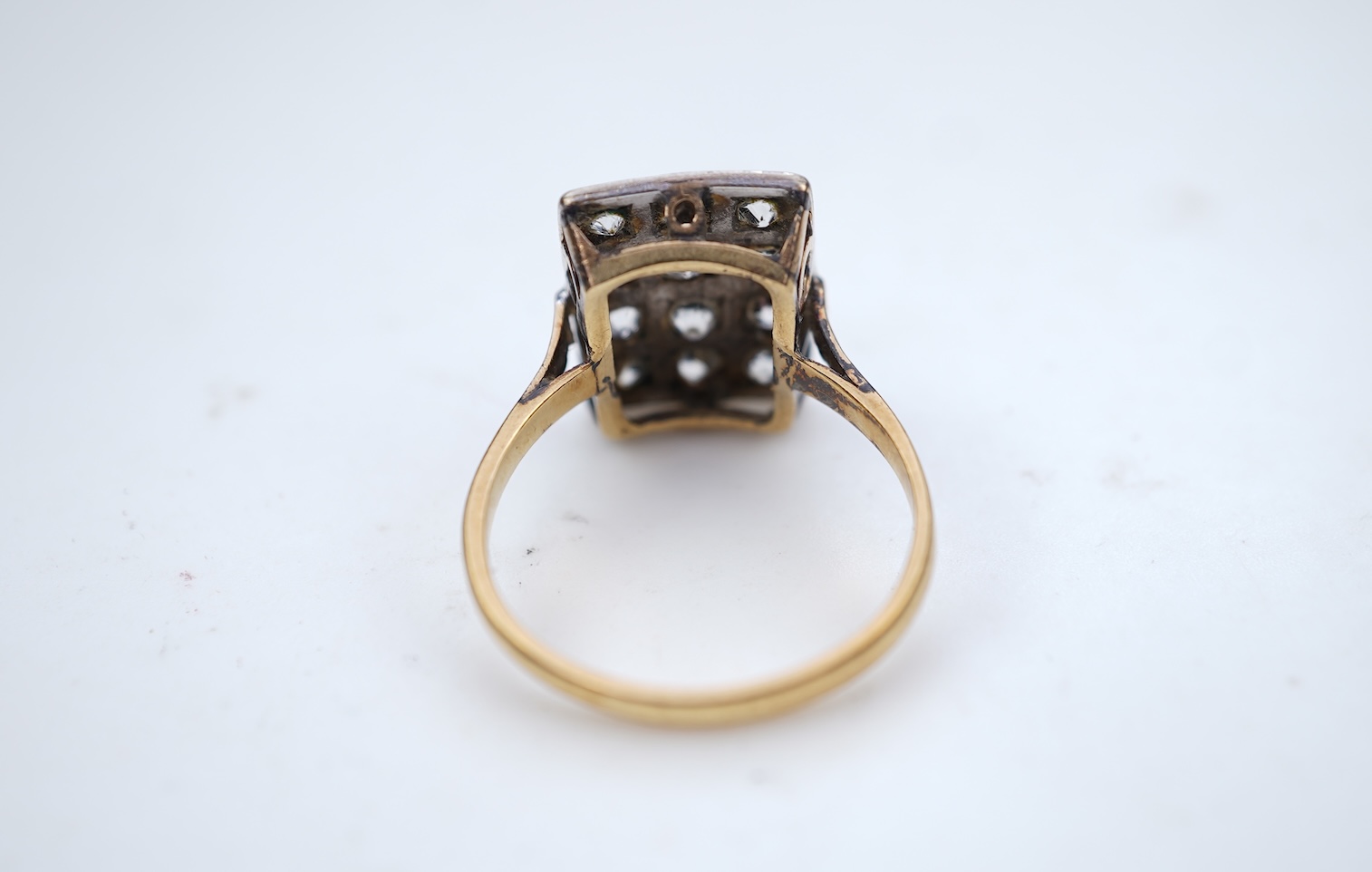 A diamond dress ring
